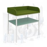 Стол медицинский пеленальный  Каркас: металл в полимерном покрытии. Полка: металл в полимерном покрытии. Полумягкий ле-жак, обтянутый кожзамом медицинской серии. Габаритные размеры (Ш*Г*В, мм): 1000*720*900.