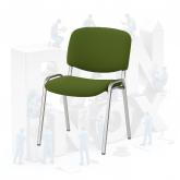 Стул. Cидение и спинка с полумягким наполнением и защитным покрытием из кожзаменителя медицинской серии. Высота сидения – 500 мм, ширина сидения – 460 мм, высота стула – 820 мм. Основа – металл