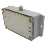 Низковольтный светомаскировочный светильник LA-10-24V-IP67-BLUE. нергоэффективные светодиодные светильники, предназначенные для организации освещения в помещениях различного назначения, в том числе для условий с повышенными требованиями к электрической безопасности. По яркости соответствуют осветительным приборам мощностью на 60–75 ватт, но отличаются более высокой светоотдачей.  Сфера применения: - салонов автомобилей и кабин специальной техники;  - камер холодильных установок;  - смотровых ям на станциях.