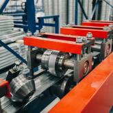 автоматическая линия для производства вентиляционной шинорейки в цехе ООО ПК Вентиляционные системы