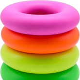 Набор эспандеров "Fortius" в тубусе. (ПВХ тубус с металлическими крышками, в котором 4 эспандера разной нагрузки)