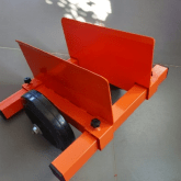 Тележка для транспортировки готовых окон.