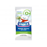 Мыло УМКА с экстрактом ромашки и череды 64₽ – 2 432₽  Мягкое и деликатное детское мыло обязательно понравится и детям, и взрослым своей нежной кремовой пенкой.  80гр — 40 шт. в коробке 