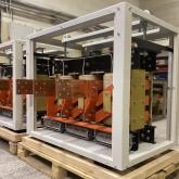 Электропечной трансформатор 160 кВА с системой температурного контроля и принудительного охлаждения