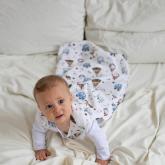 Малыш остается укрыт в течение всей ночи. Полноценная замена одеяла