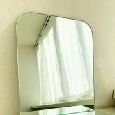 Зеркало настенное, с полкой.