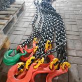 Строп цепной с крюком с широким зевом