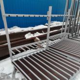 Тележка для транспортировки и складирования рам и створок.