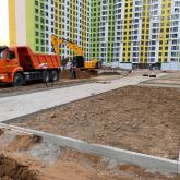Работы по благоустройству в ЖК "Ильинские луга"