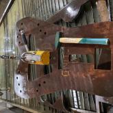 Изготовили основание к трубогибу арбалетного типа