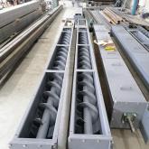 Конвейер шнековый в лотке со съёмными крышками