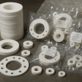 Изготовили фторопластовые прокладки для нестандартных фланцев