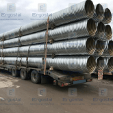 Транспортировка спиральновитых труб