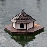 Домики для уток плавучие.