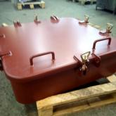 крышка на барашках плоское полотно, увеличенный коммингс