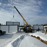 Монтаж модульных зданий бригадами "Стройсервис"