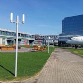 Благоустройство композитными опор освещения парковой зоны отеля Крафт, город Казань