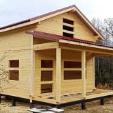 Производство домов из строганного бруса