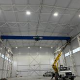 Кран мостовой электрический однобалочный опорный г/п 10т., пролет 22,5м. 