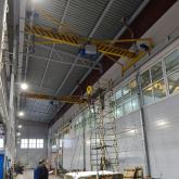 Кран мостовой электрический однобалочный опорный г/п 5,0т., пролет 7,0м. 