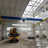 Кран мостовой электрический однобалочный опорный г/п 10т., пролет 14,0м. 
