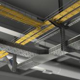 Решения для прокладки кабеля на объекте: листовой и проволочный лоток