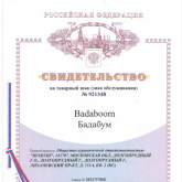 Свидетельство на торговый знак BADA BOOM