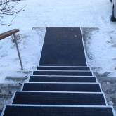 Греющие резиновые дорожки против снега и гололеда