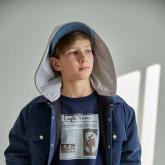 Свитшот NOVEL- Классический свитшот с круглой горловиной , втачным рукавом. Отделка горловины , низа изделия и рукавов ( манжетов) кашкорсе в цвет изделия. Линии притачивания кашкорсе с отстрочкой . Принт в современном стиле.