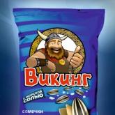 Семечки "Викинг" полосатые крупные соль