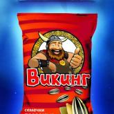 Семечки "Викинг" полосатые крупные 