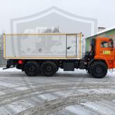 Бомбовоз Камаз, автомобиль  для  перевозки  взрывчатых материалов с отсеком раздачи на базе КАМАЗ 43118