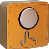 Накладная кнопка JSBo 40.0 Off-(On). Блестящее золото