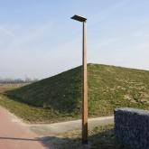 Деревянные квадратные конические опоры