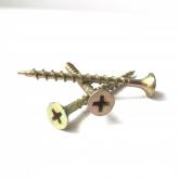 Саморез СГД 3.5х45, желтопассивированный, крупный шаг, шлиц Ph.