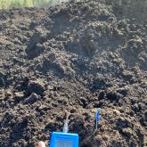 Замер влажности сапропеля на картах намыва