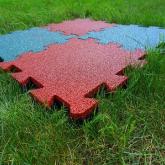 Резиновая плитка-пазл