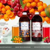 Основа для приготовления морса 1кг: клюква и облепиха