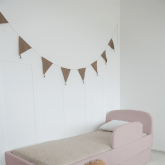 Кровать классическая букле 160х70