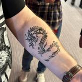 Пример аэротату с нашим трафаретом 