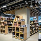 Торговые стеллажи для алкоголя