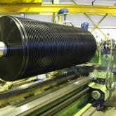 Гуммированные валы полиуретаном