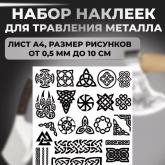 Наклейки для травления металла под заказ на любые тематики 