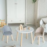 Стул велюр, стло круглый