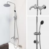 Смеситель для душа стационарный Ригель-Сиб СМ-ВД16-СТАЦ/ЯСЕНЬ