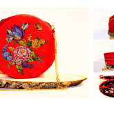 Круглая сумка женская