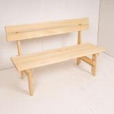 Скамейка со спинкой