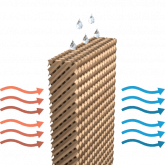 Панели испарительного охлаждения HuPad Air (сотовые увлажнители) для жилых и торговых помещений