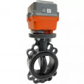 Дисковый поворотный затвор Aquaviva с электроприводом EPDM On-off AC220В