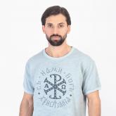 Футболка с ХРИСТОГРАММОЙ и надписью СЪ НАМИ БОГЪ